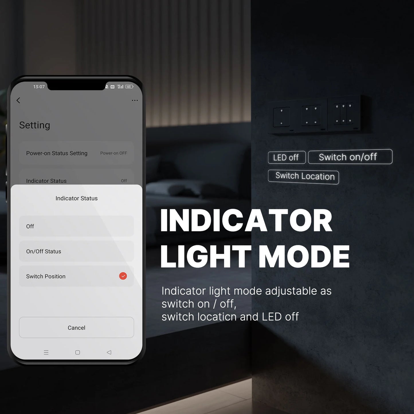 Interruptor Dimmer Star Ring Moes - Zigbee 3.0 - Branco