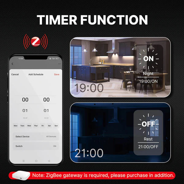 Interruptor Dimmer Star Ring Moes - Zigbee 3.0 - Branco