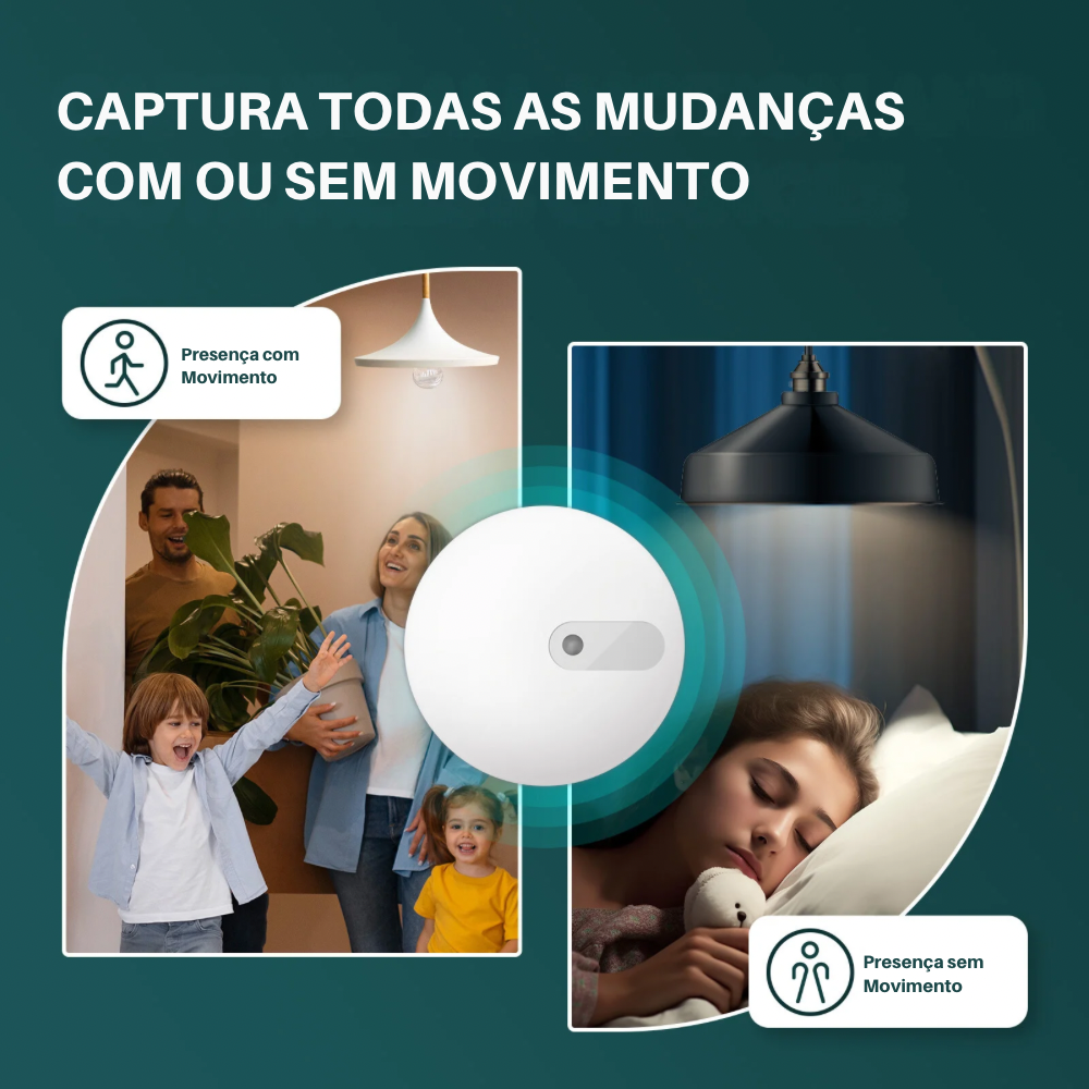 Sensor de presencia humana Zigbee • Tuya / Smartlife