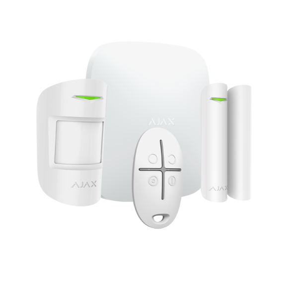 Sistema de alarma inalámbrico GSM/LAN Ajax - AJ-HUBKIT-W (blanco)