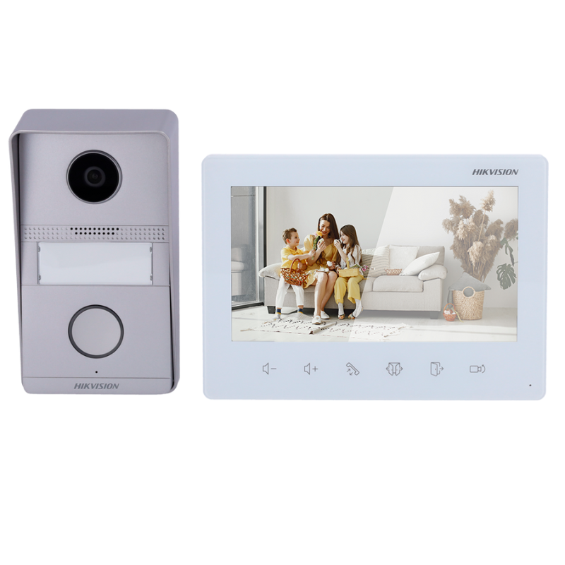 Kit de Videoporteiro - Hikvision DS-KIS101-P/Surface