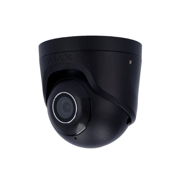 Cámara Ajax IP Turret de 8 megapíxeles con inteligencia artificial (negro)