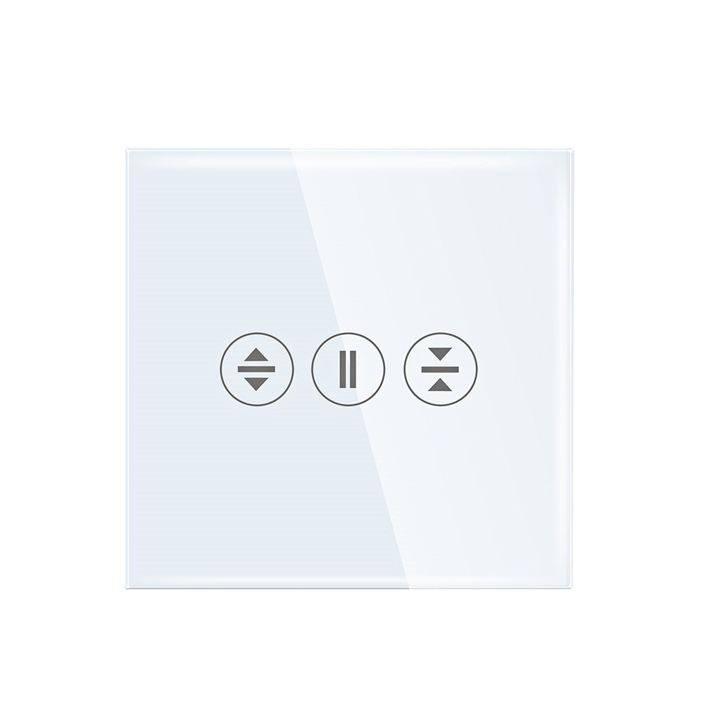 Painel de Vidro Interruptor Estore 86*86mm para Integração em Zigbee Desire Gen2