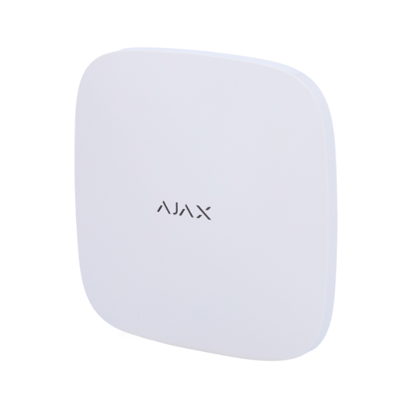 Panel de control de alarma profesional inalámbrico de 868 MHz, doble SIM/Ethernet, color blanco - Ajax