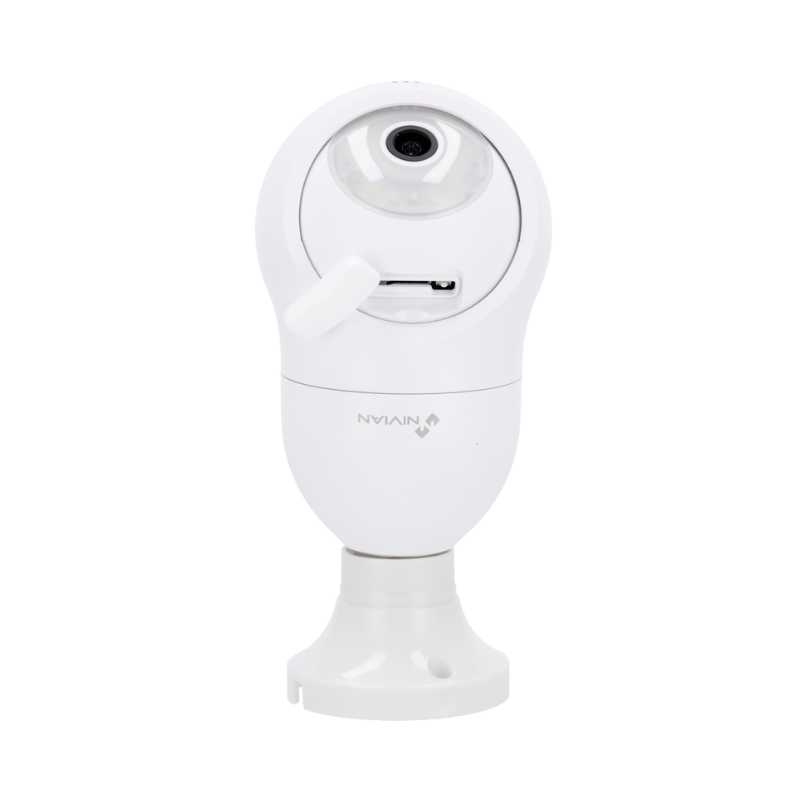 Cámara de seguridad 2K Wi-Fi 360 con enchufe E27 - Tuya/Smartlife