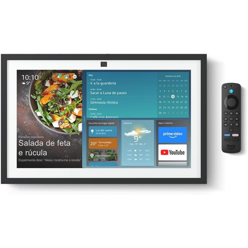Nuevo Amazon Echo Show 15 | Pantalla inteligente Full HD de 15,6" con Alexa, Fire TV integrado y control de voz de Alexa