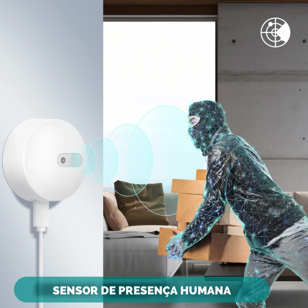 Sensor de presencia humana Zigbee • Tuya / Smartlife