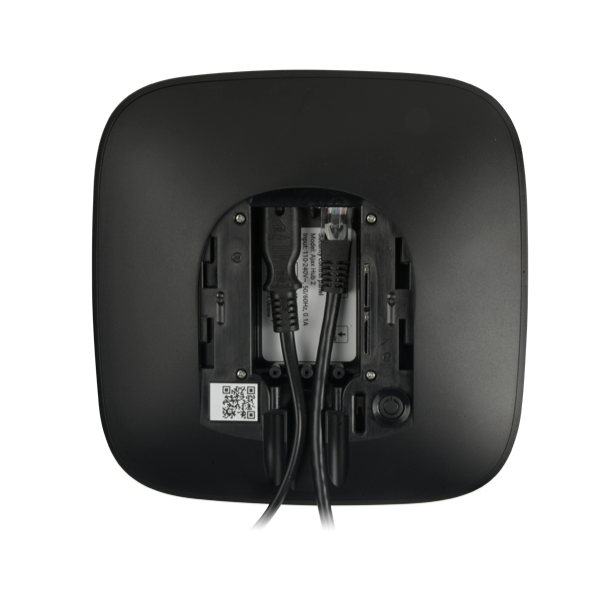 Panel de control de alarma profesional inalámbrico 868 MHz/Ethernet/Dual SIM 4G Negro - Ajax