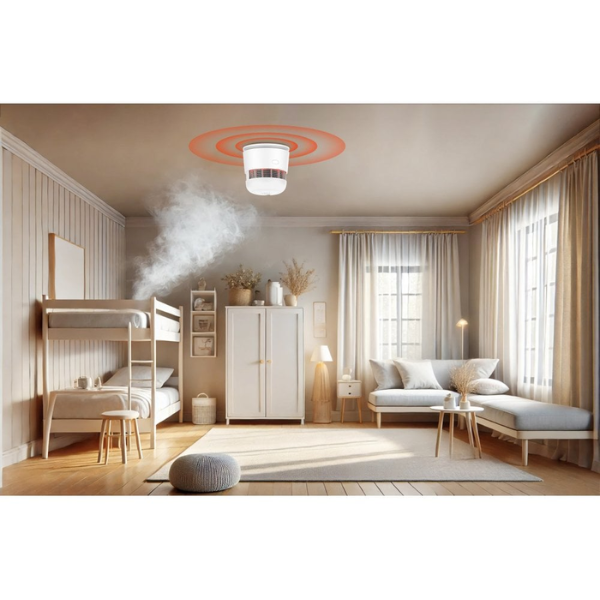 Sensor de humo inteligente WOOX R7305 Zigbee - Tuya/Smartlife