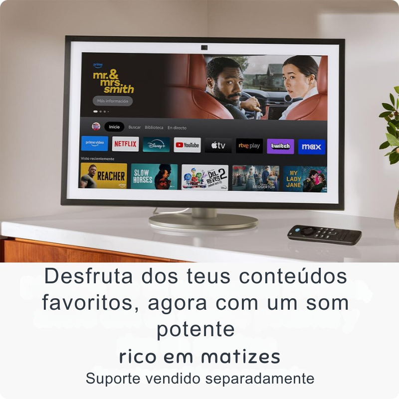 Nuevo Amazon Echo Show 15 | Pantalla inteligente Full HD de 15,6" con Alexa, Fire TV integrado y control de voz de Alexa