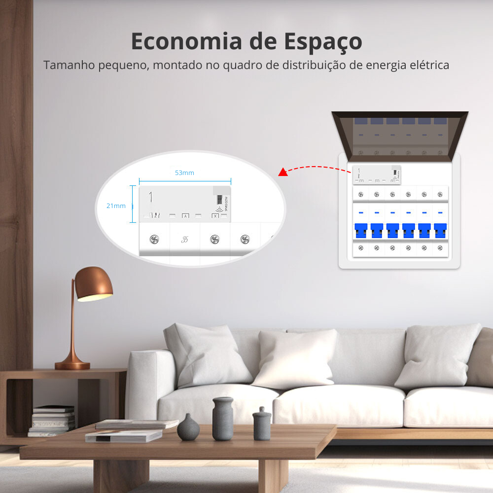 Medidor de consumo trifásico - Zigbee - Tuya / Smartlife