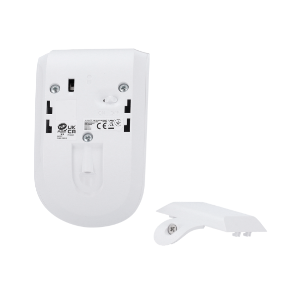Detector PIR - Ajax Superior Fonte de alimentação 1 bateria CR123A 3.0 V Panasonic Suporte com parafuso de fixação-Ajax