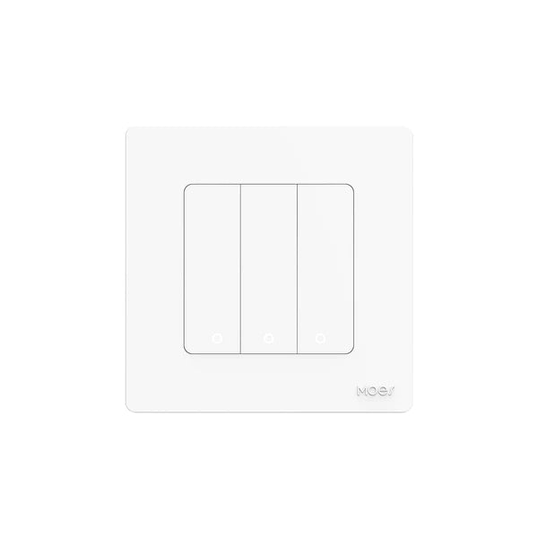Interruptor Star Ring Zigbee 3.0 Moes - 3 Gang - Branco
