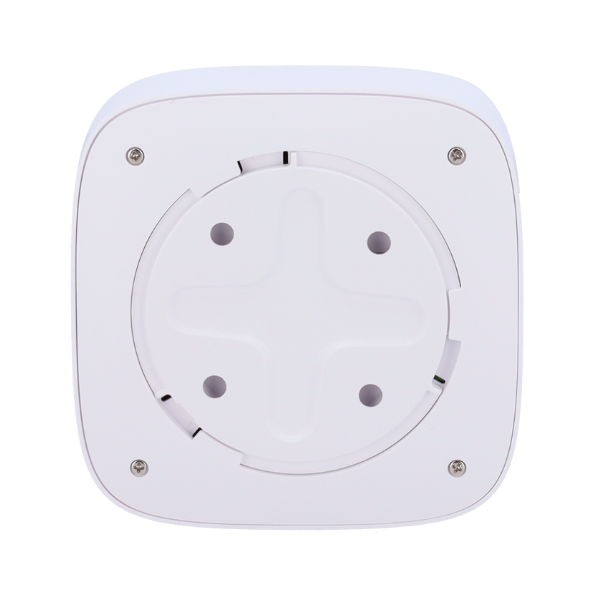 Detector de humo inalámbrico de 868 MHz con sensor de temperatura y sirena, color blanco - Ajax