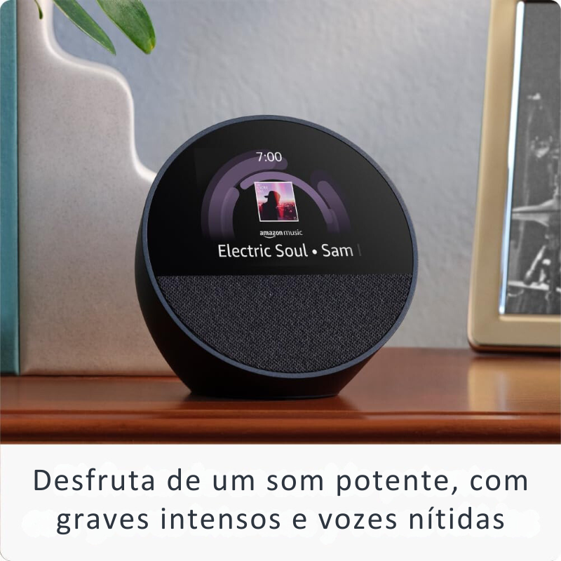 Nuevo Echo Spot, reloj inteligente con alarma y vibración + Alexa