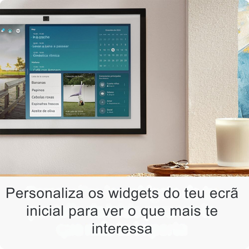 Nuevo Amazon Echo Show 15 | Pantalla inteligente Full HD de 15,6" con Alexa, Fire TV integrado y control de voz de Alexa