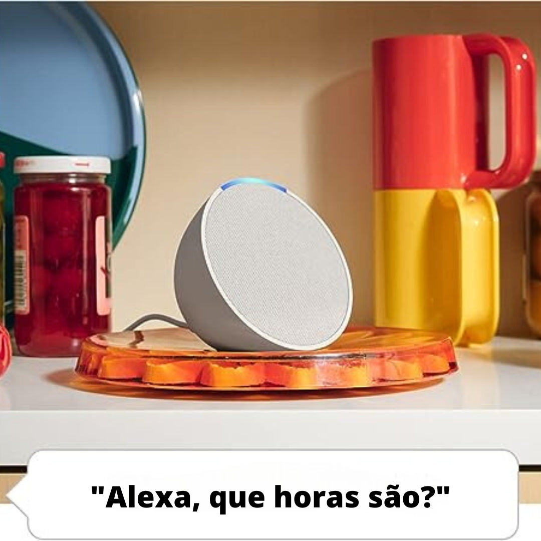 Eco Pop | Altavoz compacto e inteligente de sonido completo con Wi-Fi, Bluetooth y Alexa | Antracita