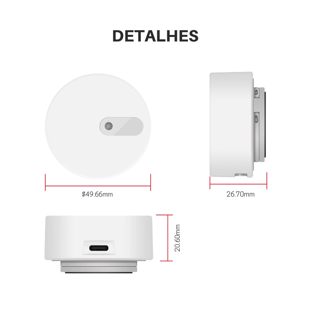 Sensor de presencia humana Zigbee • Tuya / Smartlife