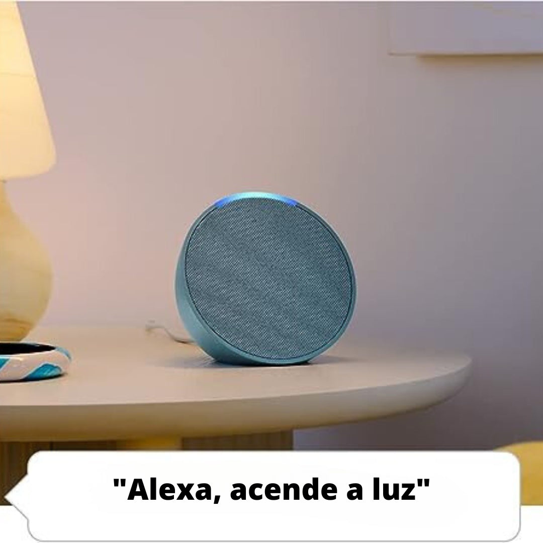 Eco Pop | Altavoz compacto e inteligente de sonido completo con Wi-Fi, Bluetooth y Alexa | Antracita