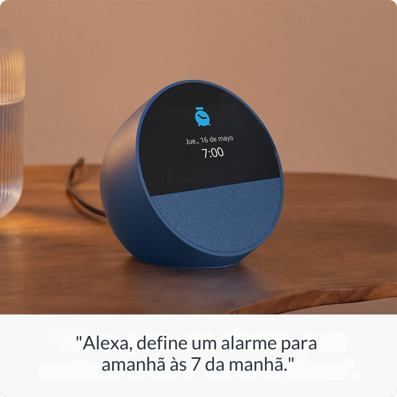 Nuevo Echo Spot, reloj inteligente con alarma y vibración + Alexa