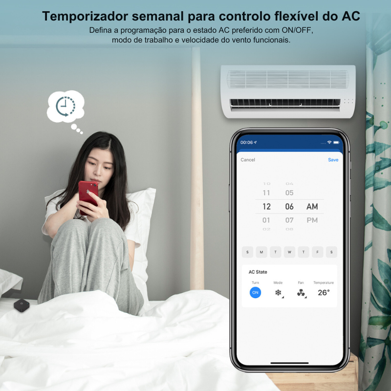 Termostato infrarrojo inteligente para aire acondicionado - Tuya / Smartlife