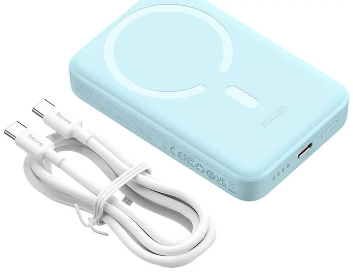 Powerbank Magnetic Mini Wireless Fast Charge 10000mAh 30W Azul