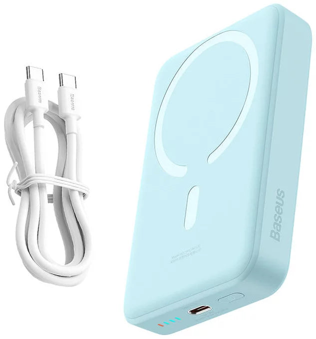 Powerbank Magnetic Mini Wireless Fast Charge 10000mAh 30W Azul