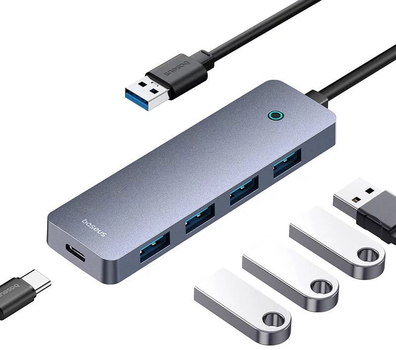 Hub Usb Ultrajoy 4In1 100Cm Cinza