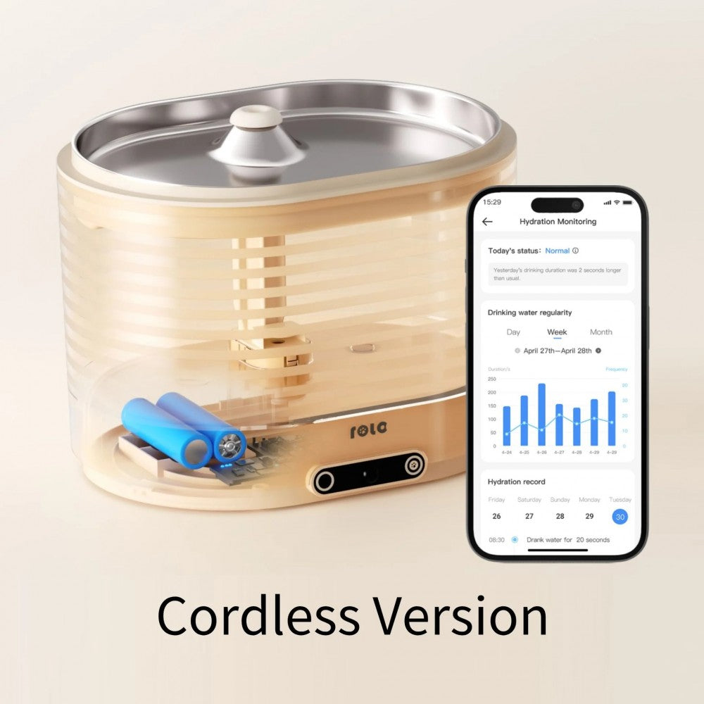 Enabot Rola Smart Pet Water Fountain Cordless Version