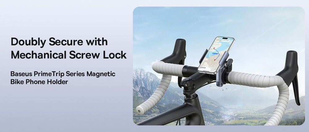 Suporte Primetrip Series Magnetic Bike Phone Holder Cosmic Black