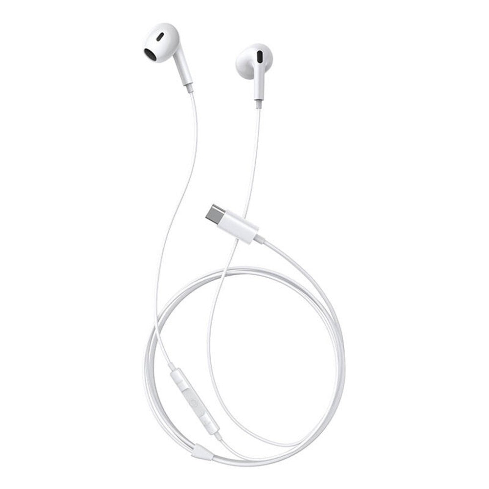 Auscultadores Encok CZ17 Wired Moon White