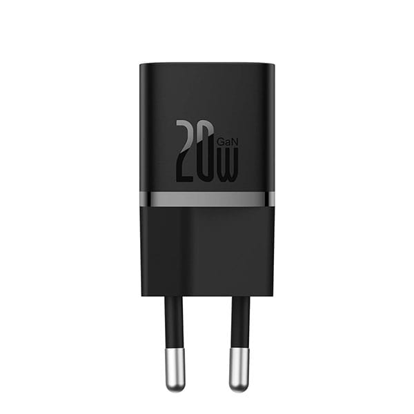 Carregador Baseus GAN5 Fast Charger (Mini) 1C 20W EU Black