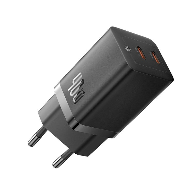 Carregador Gan5 Pro Fast Charger C+C 40W Eu Preto