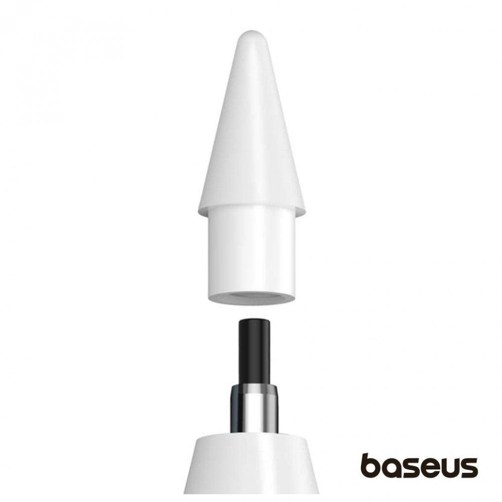 Smooth Writing Capacitive Stylus Tips 2Pcs White