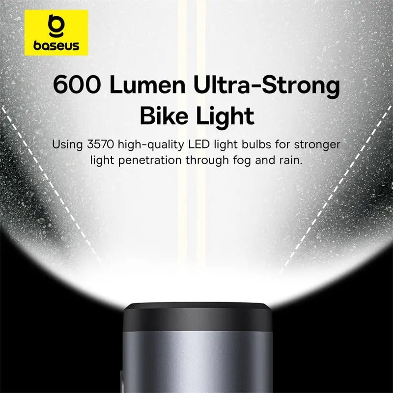 Baseus Primetrip Series Dual-Color Bike Light 2-In-1 Set Cosmic Black