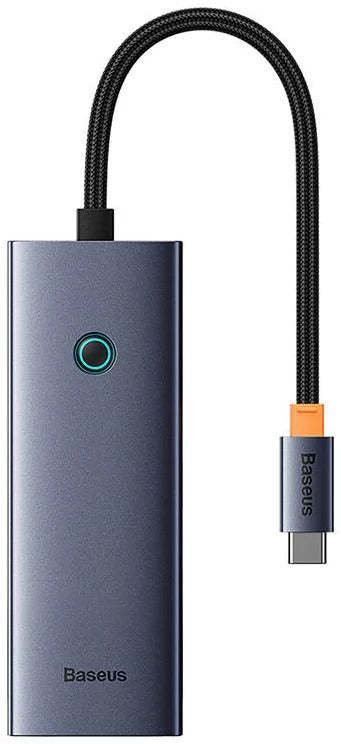 Hub USB UltraJoy Series 5-Port Space Grey (3xUSB+RJ45+PD)