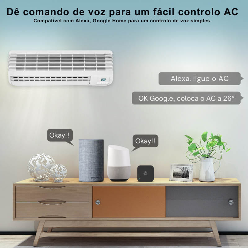 Termostato infrarrojo inteligente para aire acondicionado - Tuya / Smartlife