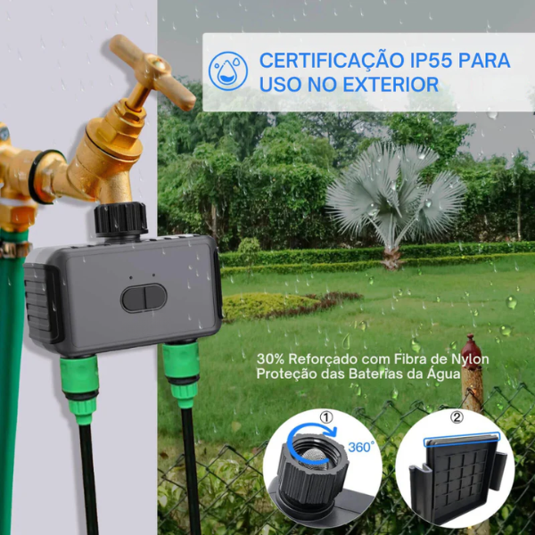 Rega Inteligente Dupla Bluetooth - Tuya / Smart Life
