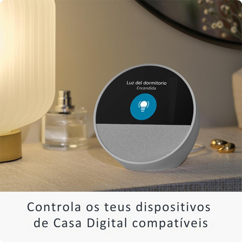 Nuevo Echo Spot, reloj inteligente con alarma y vibración + Alexa