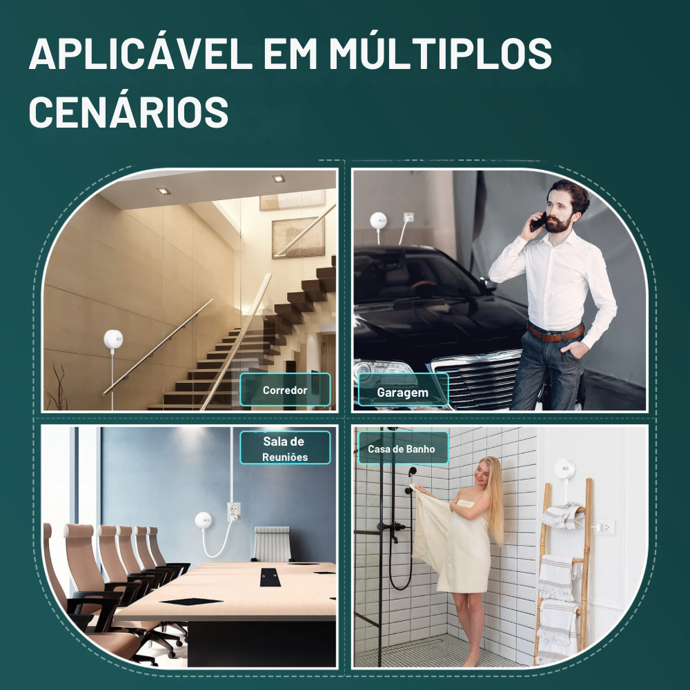 Sensor de presencia humana Zigbee • Tuya / Smartlife