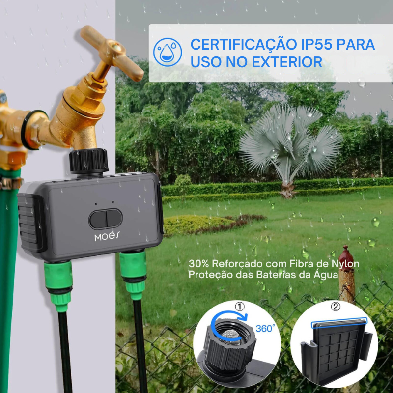 Regadera inteligente con Bluetooth dual - Moes - Tuya / Smart Life
