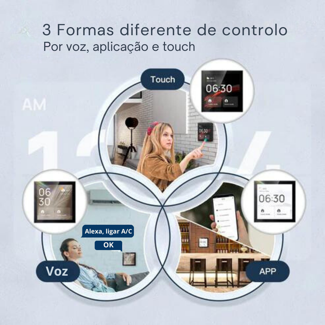 Gateway Zigbee 3.0 Touchscreen 4" Moes com Alexa Incorporada - Tuya / Smartlife