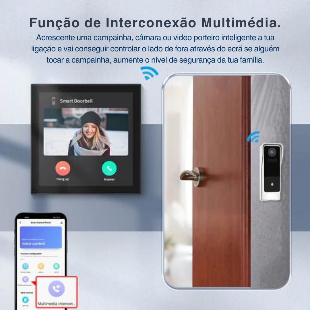 Gateway Zigbee 3.0 Touchscreen 4" Moes com Alexa Incorporada - Tuya / Smartlife