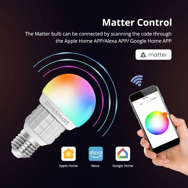 Lámpara/regulador de intensidad RGB - WiFi Matter