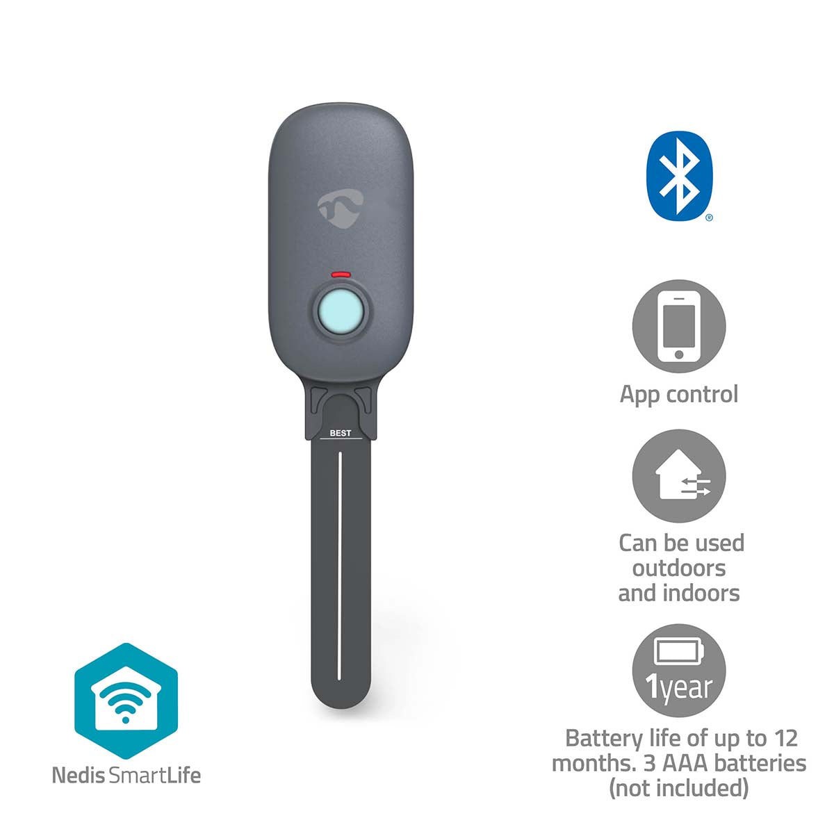 Sensor de Humidade do Solo e da Temperatura Ambiente Inteligente - Nedis - Tuya / SmartLife