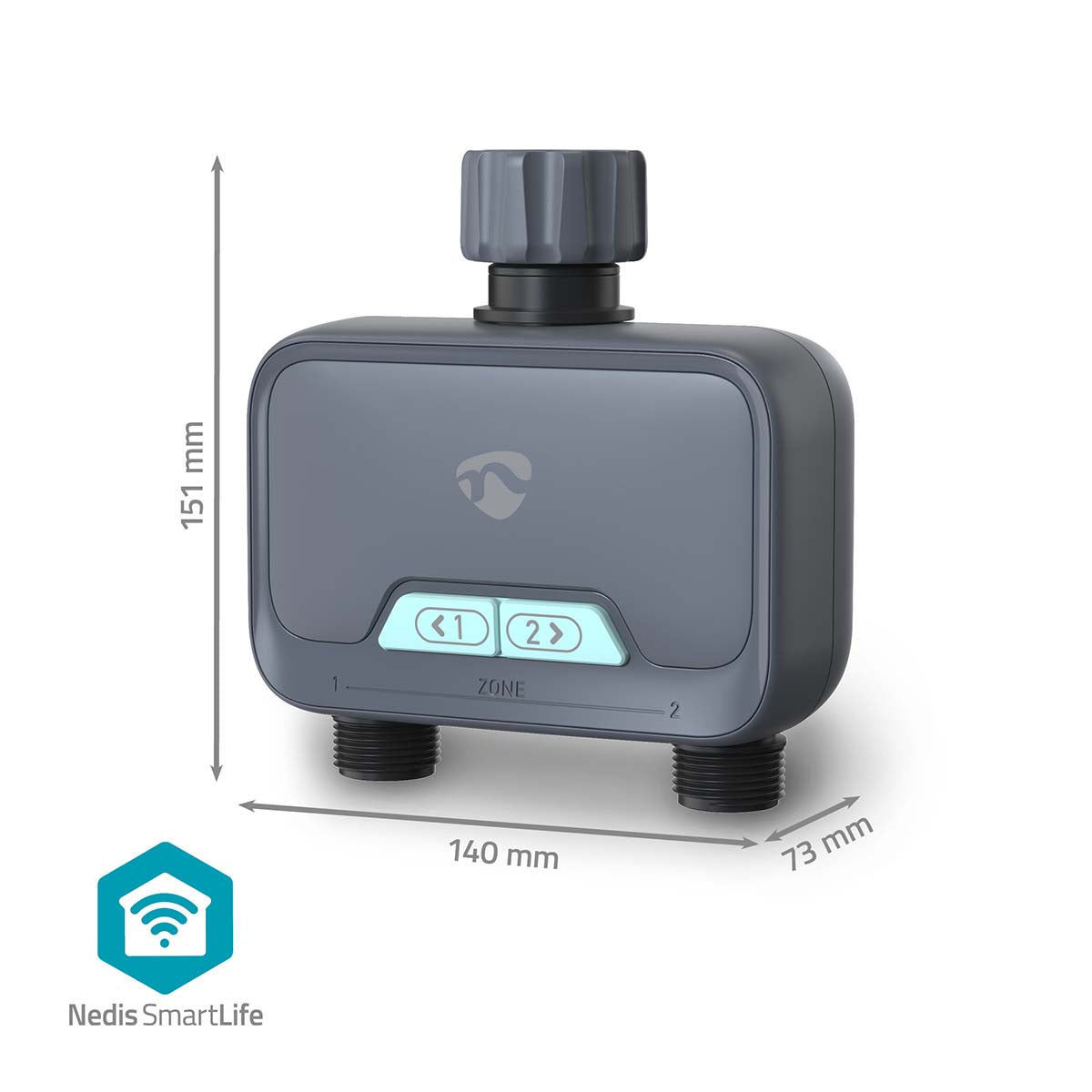 Rega Inteligente Dupla Bluetooth - Nedis - Tuya / Smart Life