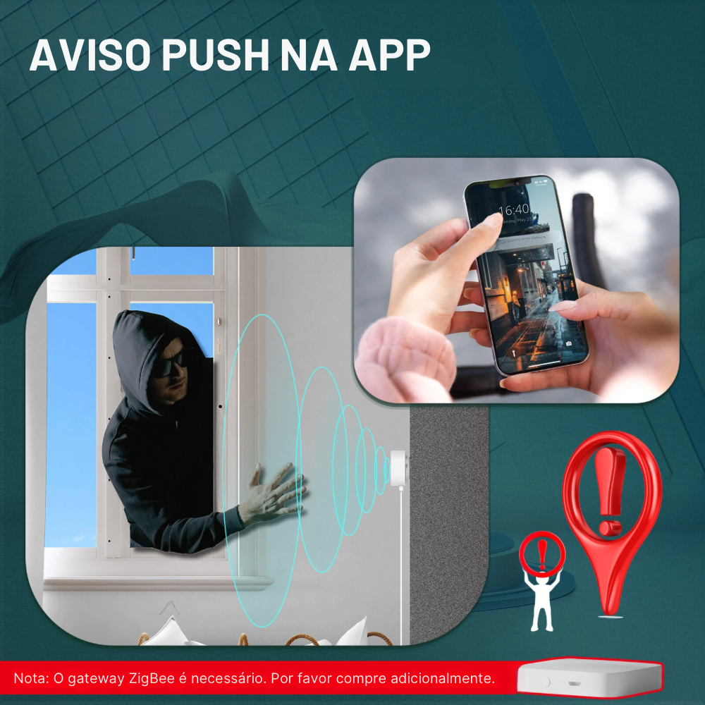 Sensor de presencia humana Zigbee • Tuya / Smartlife