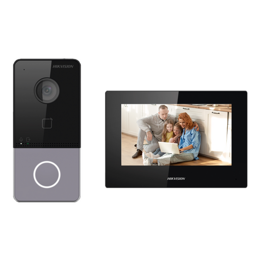 Kit de videoportero Hikvision DS-KIS605-P(C)