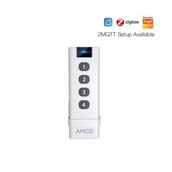 Mando a distancia Moes Zigbee con 4 botones y 12 escenas - Tuya/Smartlife