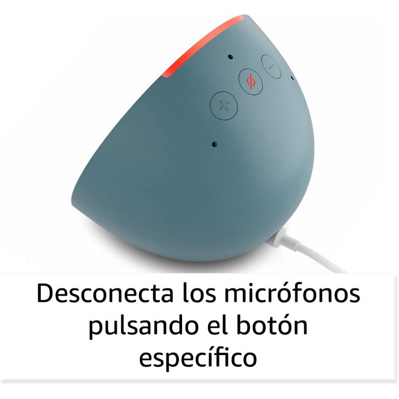 Eco Pop | Altavoz compacto e inteligente de sonido completo con Wi-Fi, Bluetooth y Alexa | Lavanda